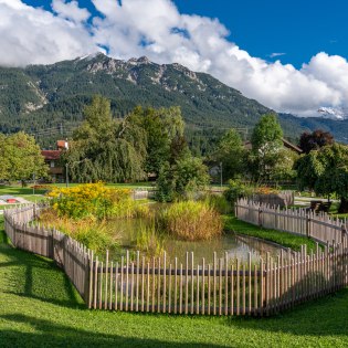 Kurpark mit Weiher, © Gemeinde Krün